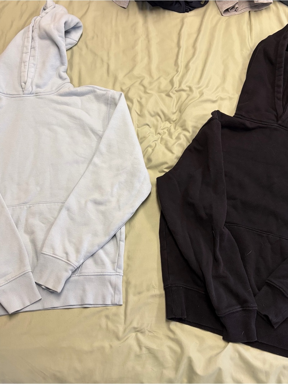 Old Navy Light Blue and Black Women's Hoodies
